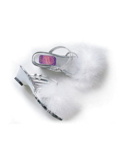 SANDALI ARGENTO IN BUSTA